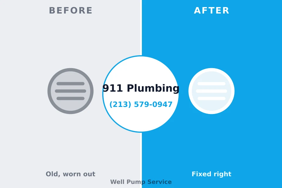 Before and after: plumbing repair West View, PA